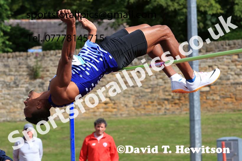 Decathlon High Jump, 2024 EAP International Combined events, Hewcham, Northumberland.  Photo: David T. Hewitson/Sports for All Pics